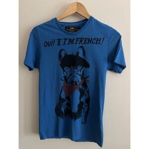 ZARA The Wack Collection Men's T-Shirt French Bulldog Small I’m French!
